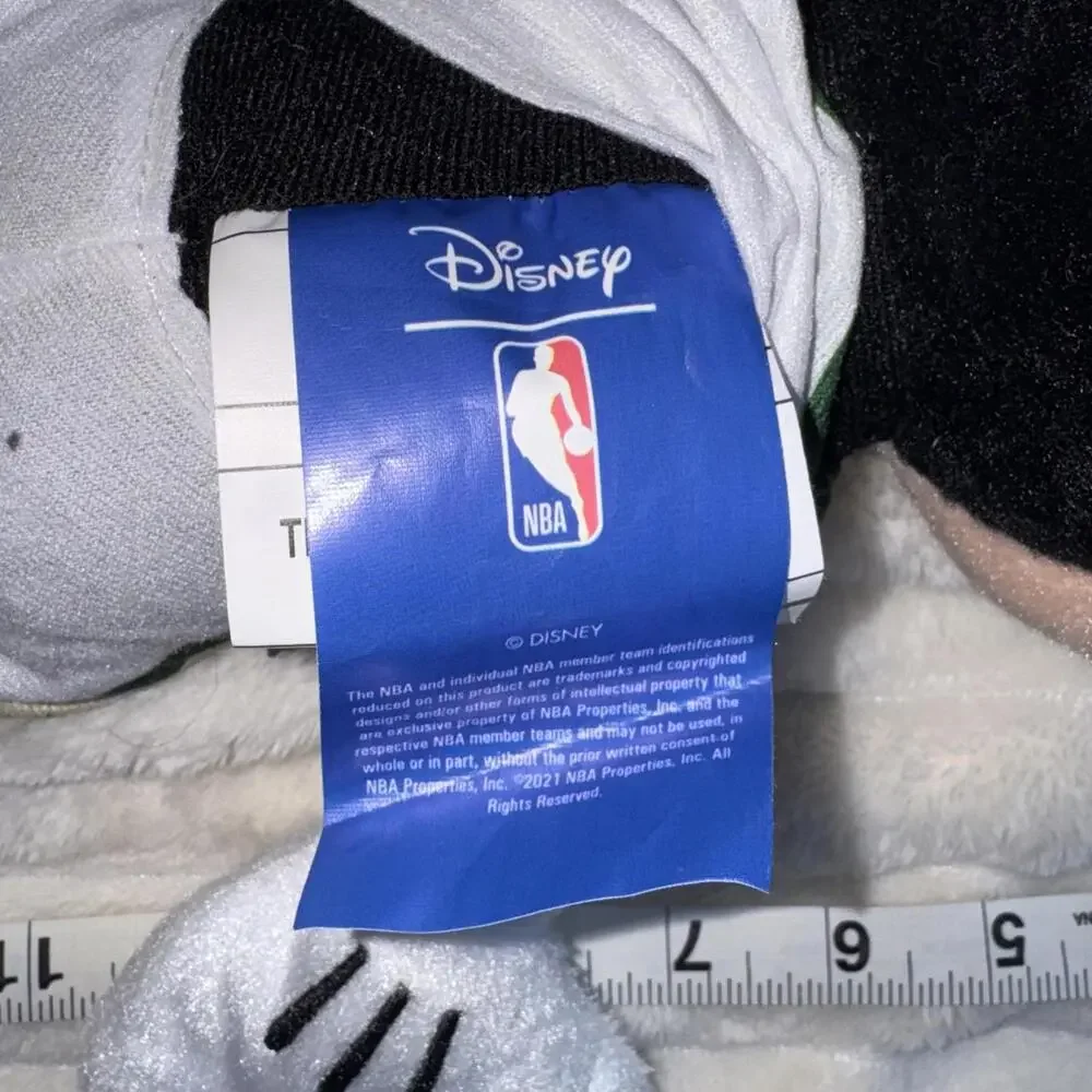Mickey Mouse Plush NBA‎ Milwaukee Bucks Disney Stuffed Animal 2021 Basketball